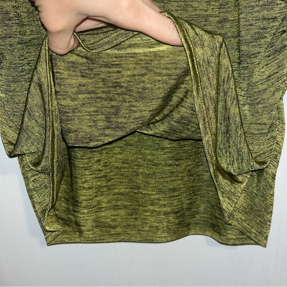 Chaus size XL green and black cowl neck top - Picture 5 of 7